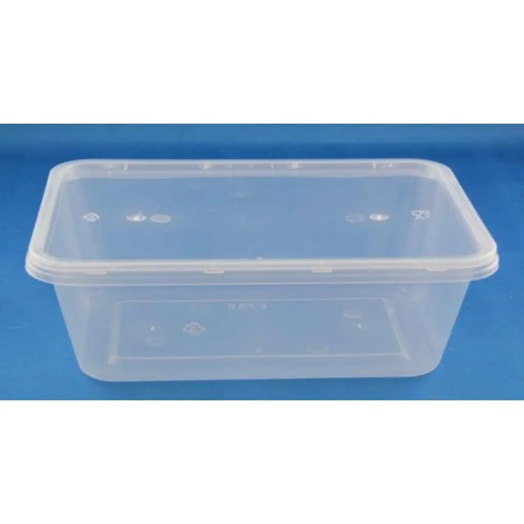 Food Container Rectangular Clear 750ml 50Pk 364155