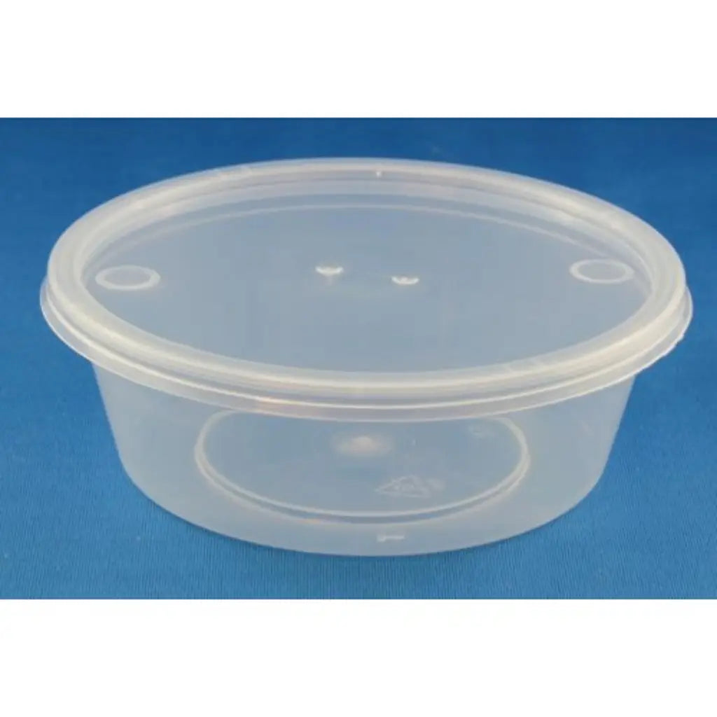 Food Container Round Clear 225ml 100Pk 364106