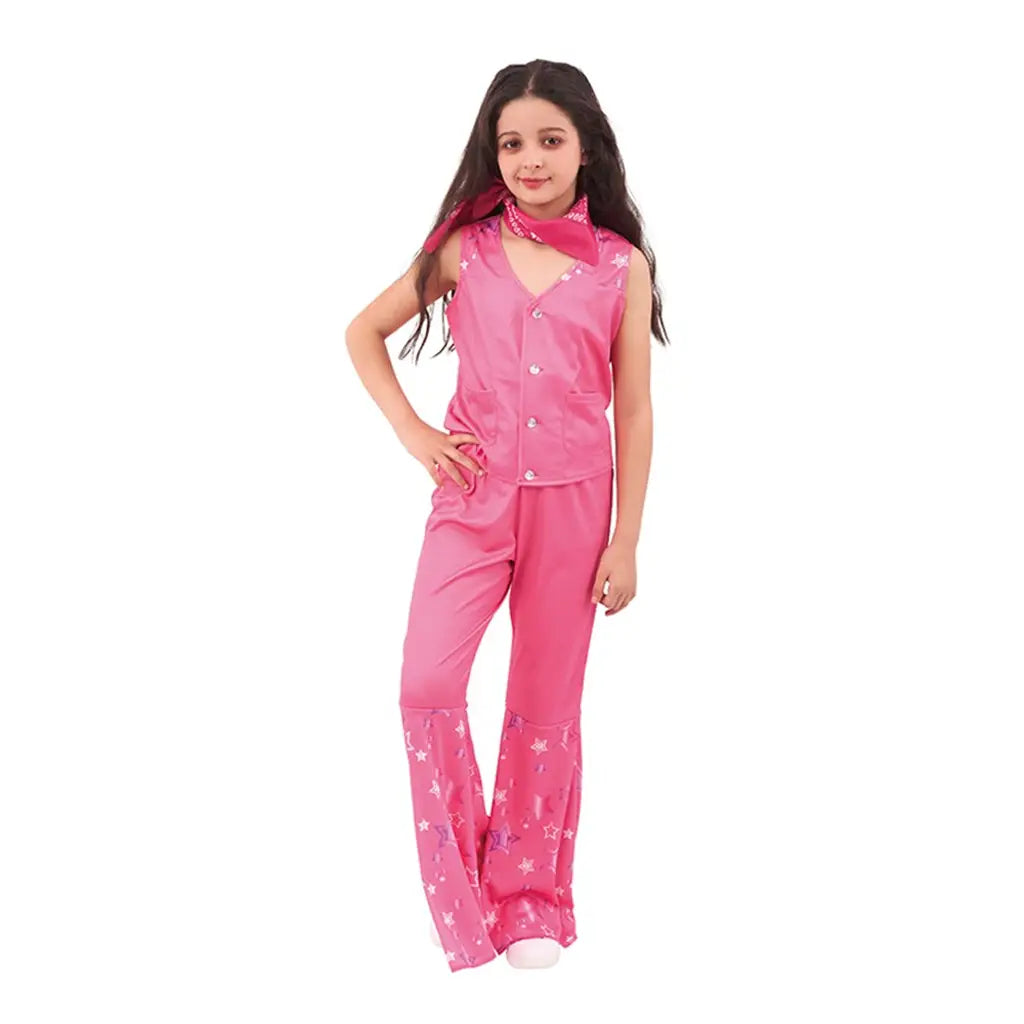 Girl Barbie Costume-Including Shirt, Trousers, Scarf, PP73965 2