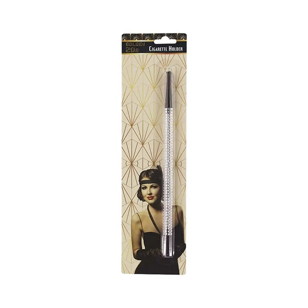 Golden 20s Rhinestone Cigarette Holder A246528