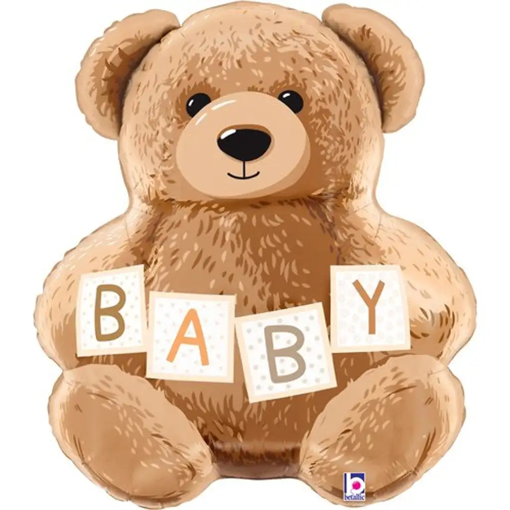 Grabo Foil Balloon Baby Teddy Bear 26in G25548P
