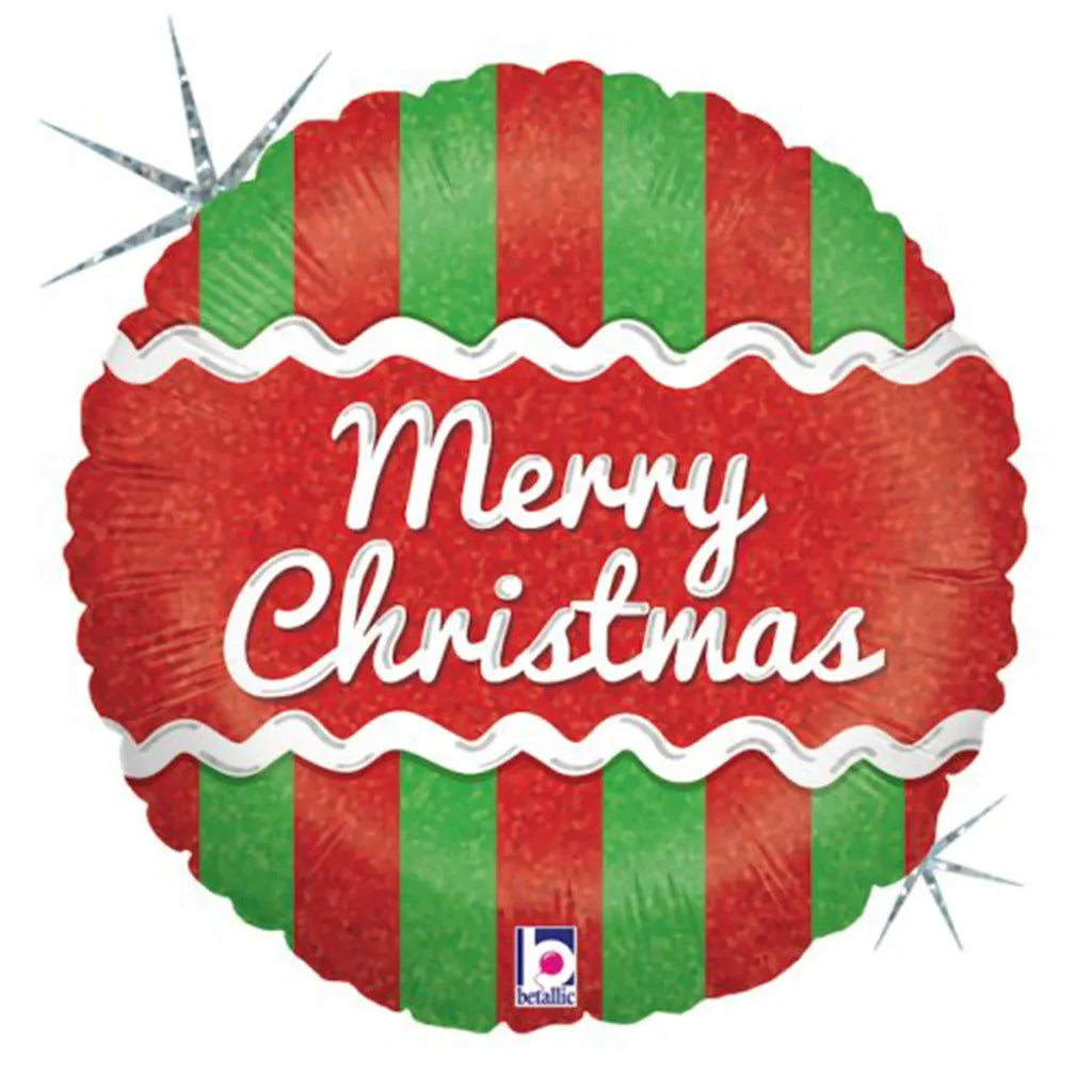 Grabo Foil Balloon Christmas Icing 18in G86931H