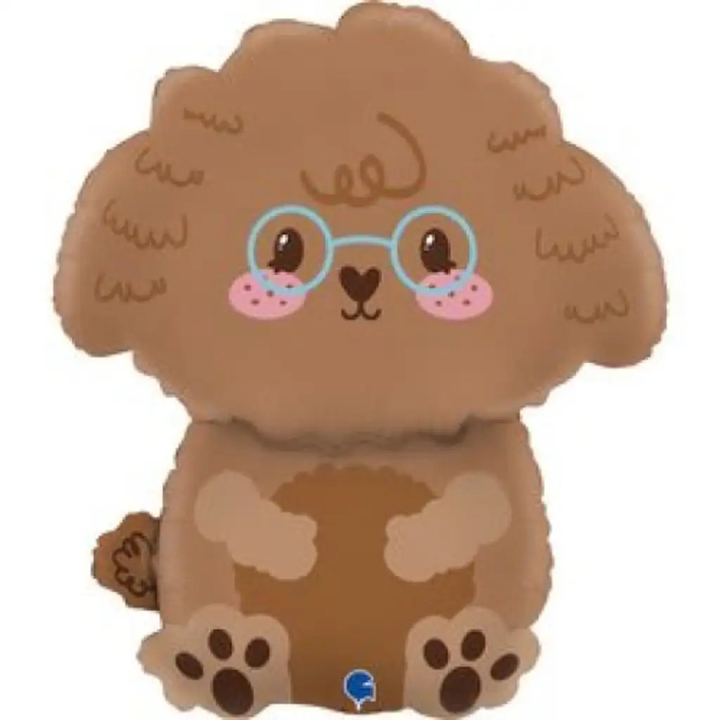 Grabo Foil Balloon Cute Toy Poodle 28in G72180P