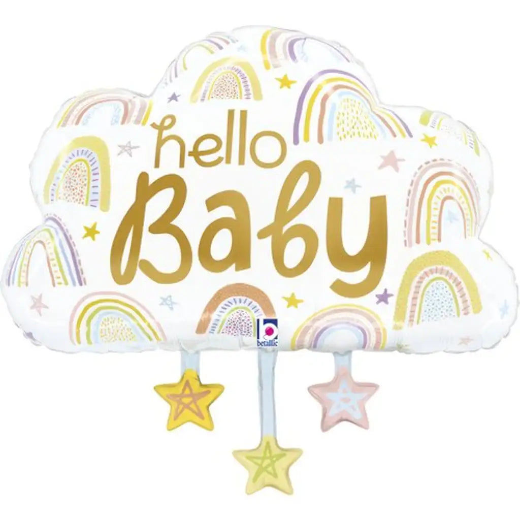 Grabo Foil Balloon Hello Baby Cloud 28in G25294P