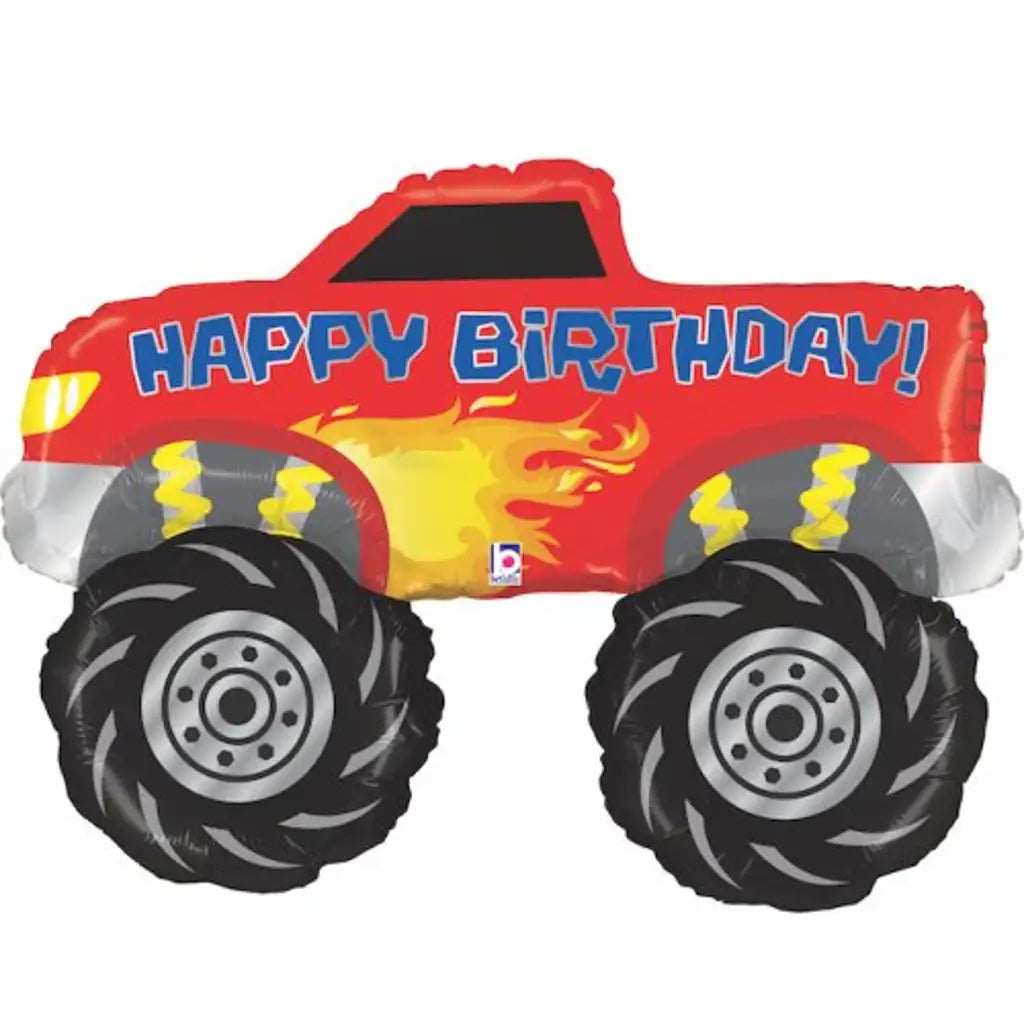 Grabo Foil Balloon Monster Truck Birthday 40in G35141