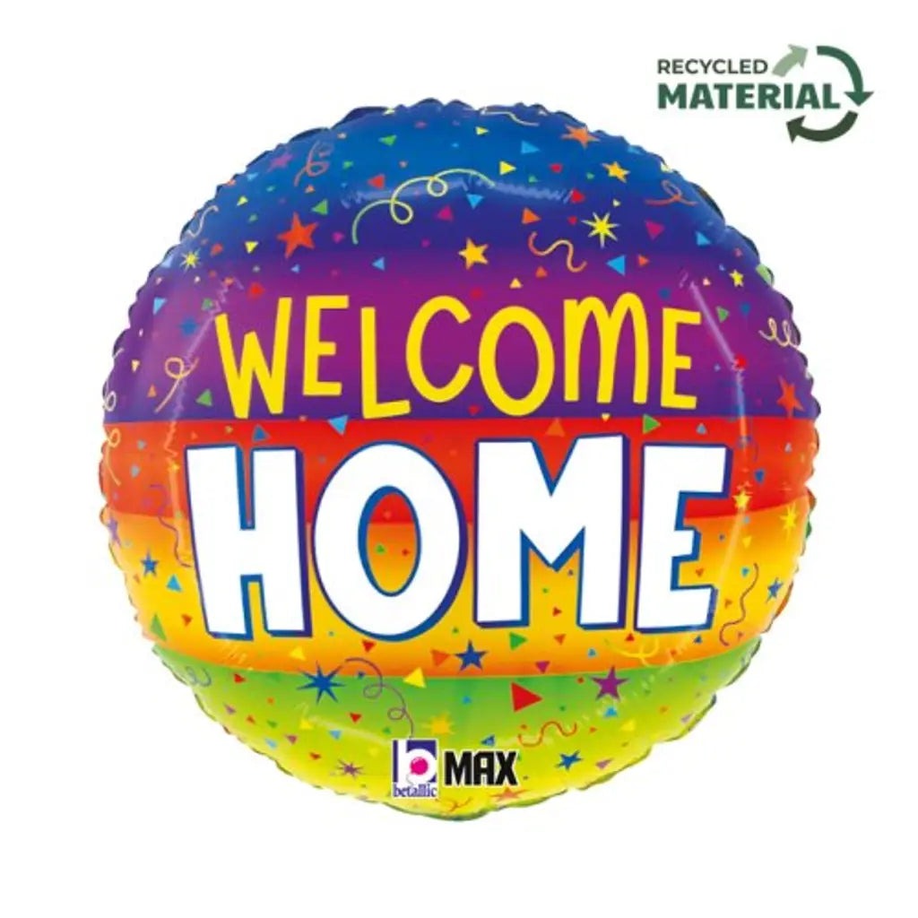 Grabo Foil Balloon Welcome Home Streamers 18in G26460P