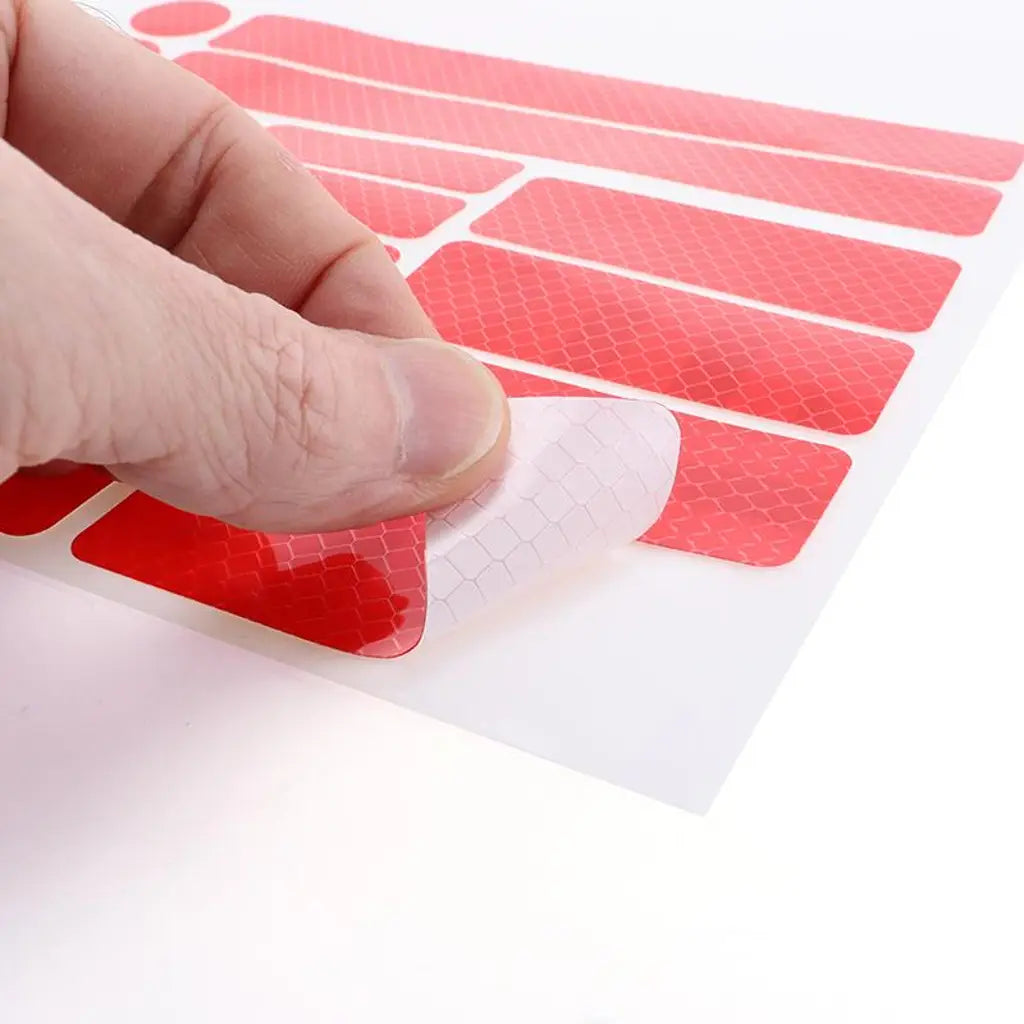 Handy Hardware Adhesive Reflective Stickers Assorted Sizes 21Pcs 264056