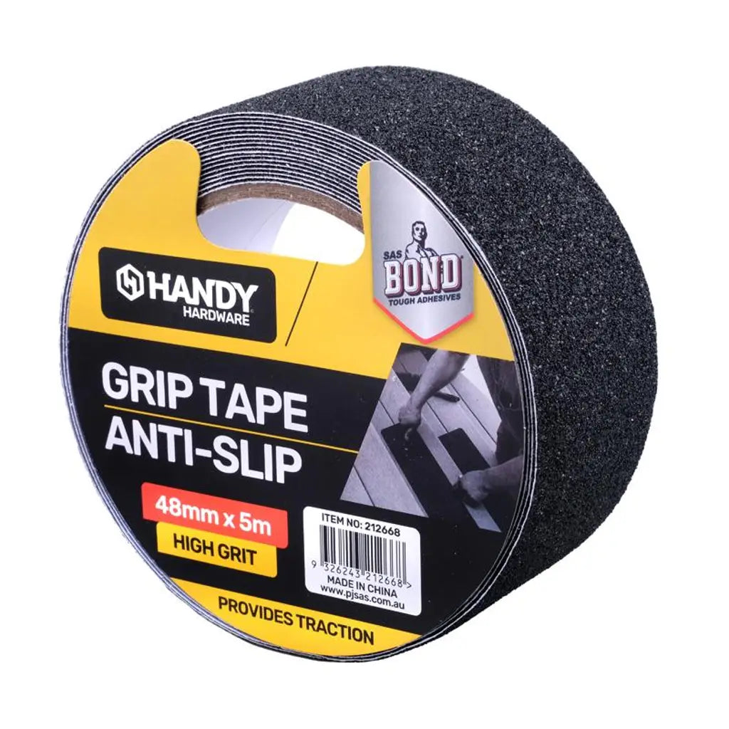 Handy Hardware Anti Slip Grip Tape Black 48mmX5m 212668