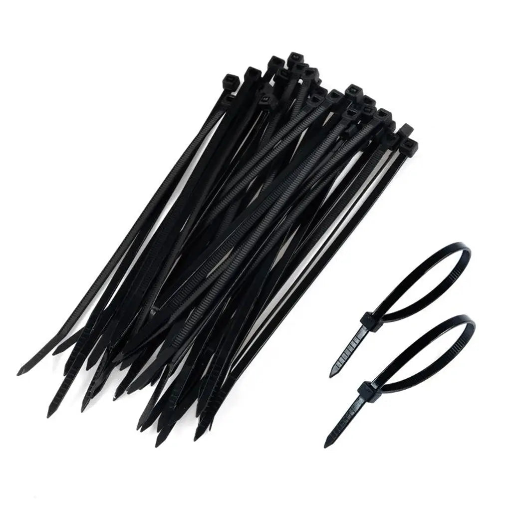 Handy Hardware Cable Ties Black Or Clear 150x3.6mm 120Pcs 278244