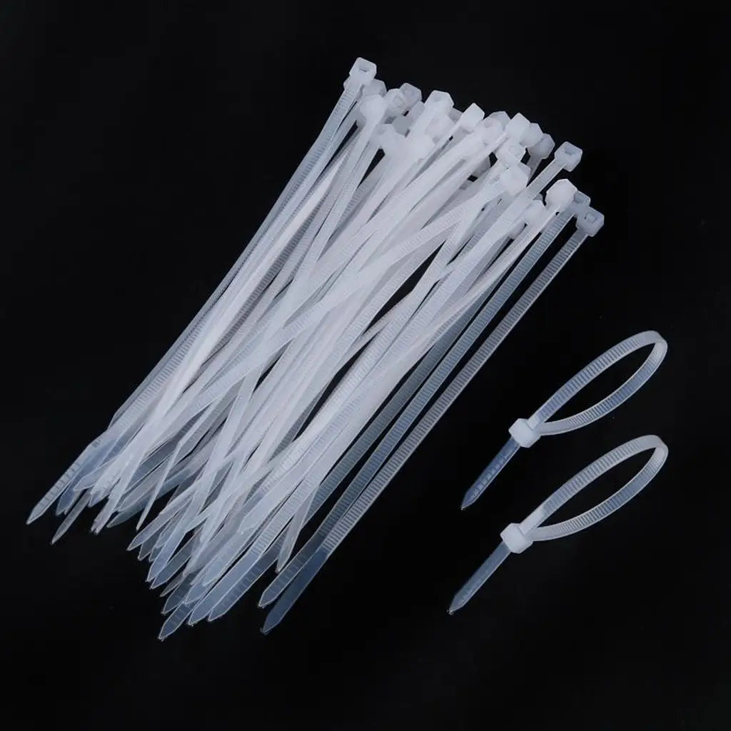 Handy Hardware Cable Ties Black Or Clear 150x3.6mm 120Pcs 278244