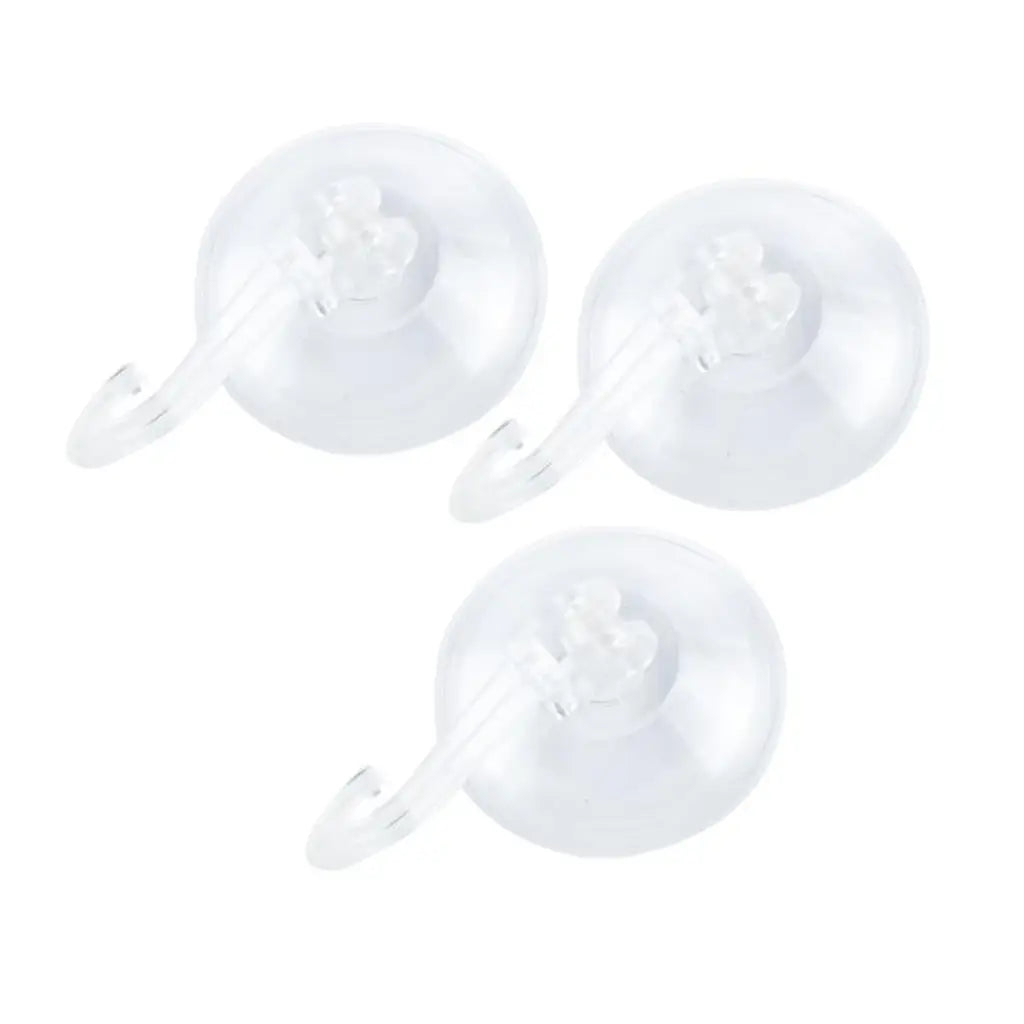 Handy Hardware Clear Suction Hooks Set 5.5cm 3Pk 270354