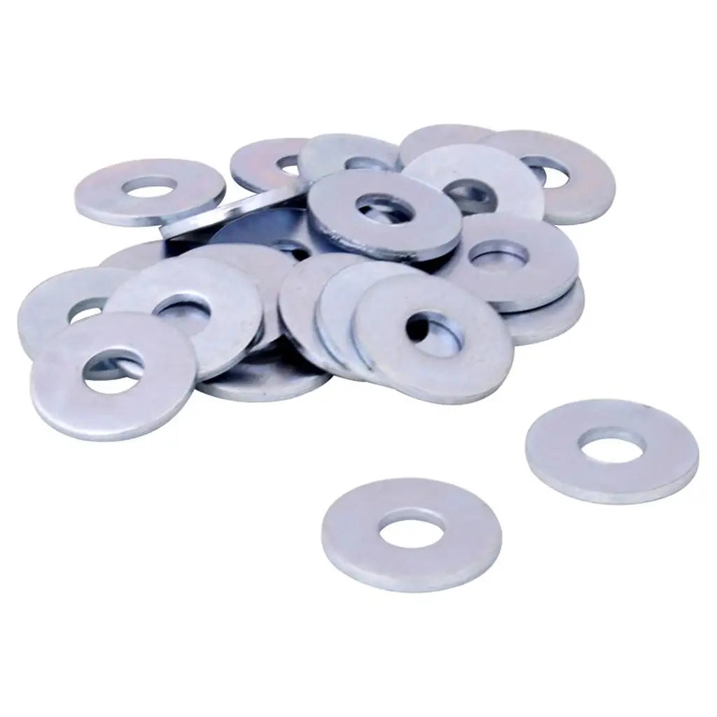 Handy Hardware Flat Washer Zinc Plated M6 80Pcs 225316