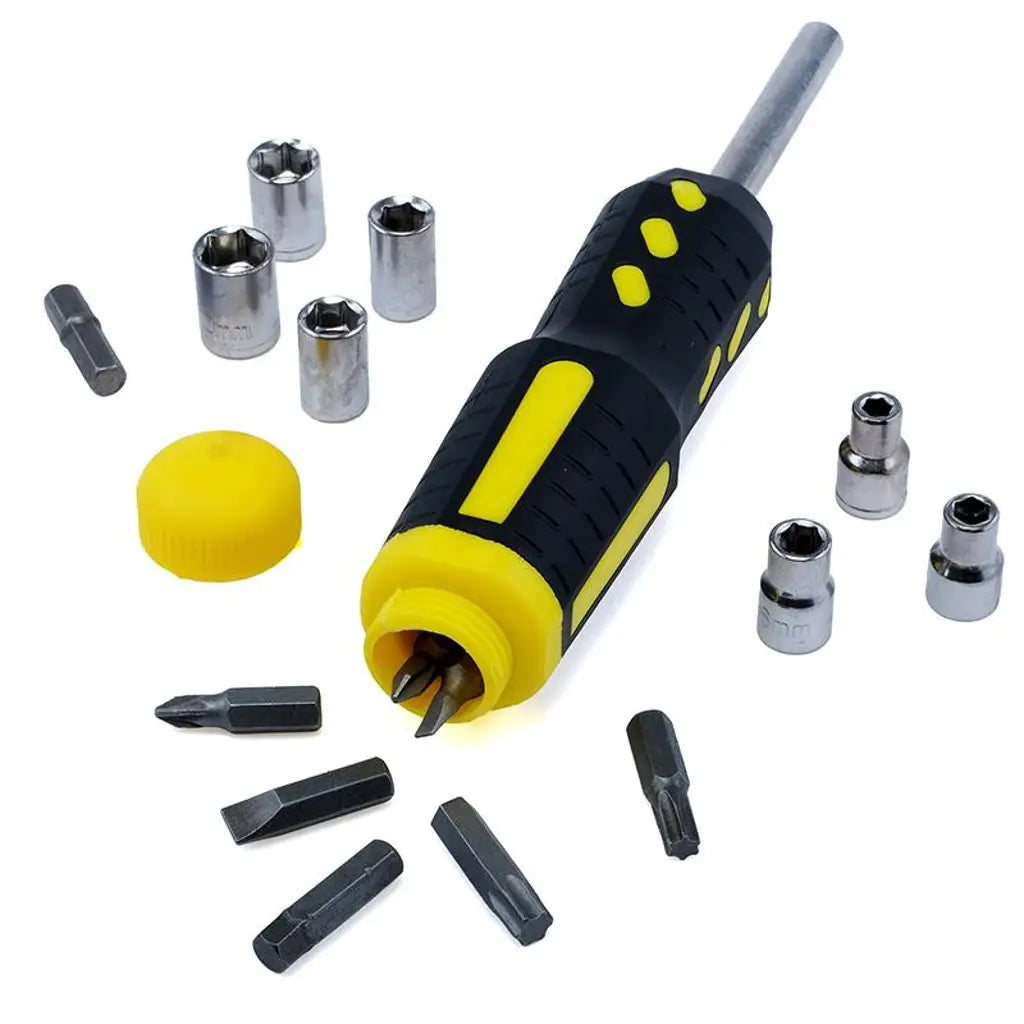 Handy Hardware Screwdriver Handle with Socket and Driver Bit Set 25Pcs 274239