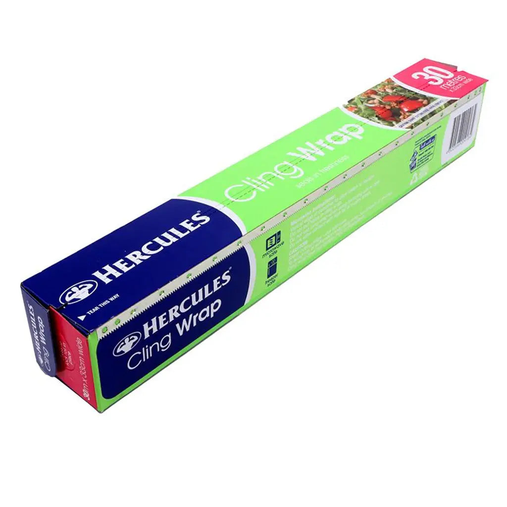 Hercules Kitchen Consumables Cling Wrap 3000x33cm HCW30
