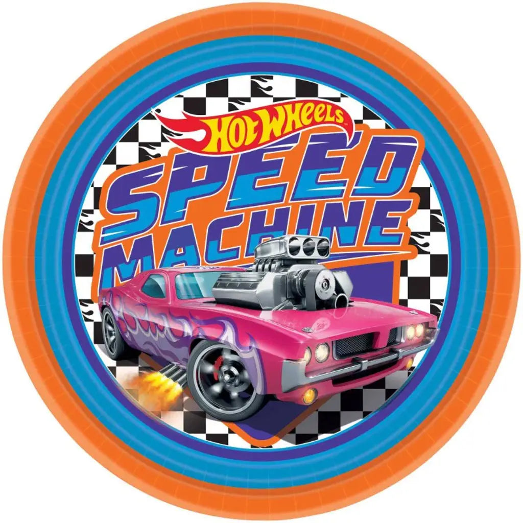 Hot Wheels Paper Plates 23cm 8Pk 88053099-66