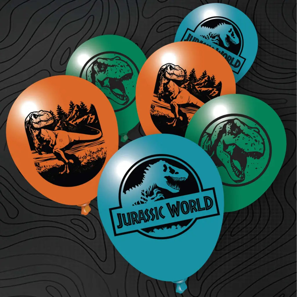 Jurassic Into The Wild Latex Balloons 30cm 5Pk 88842703