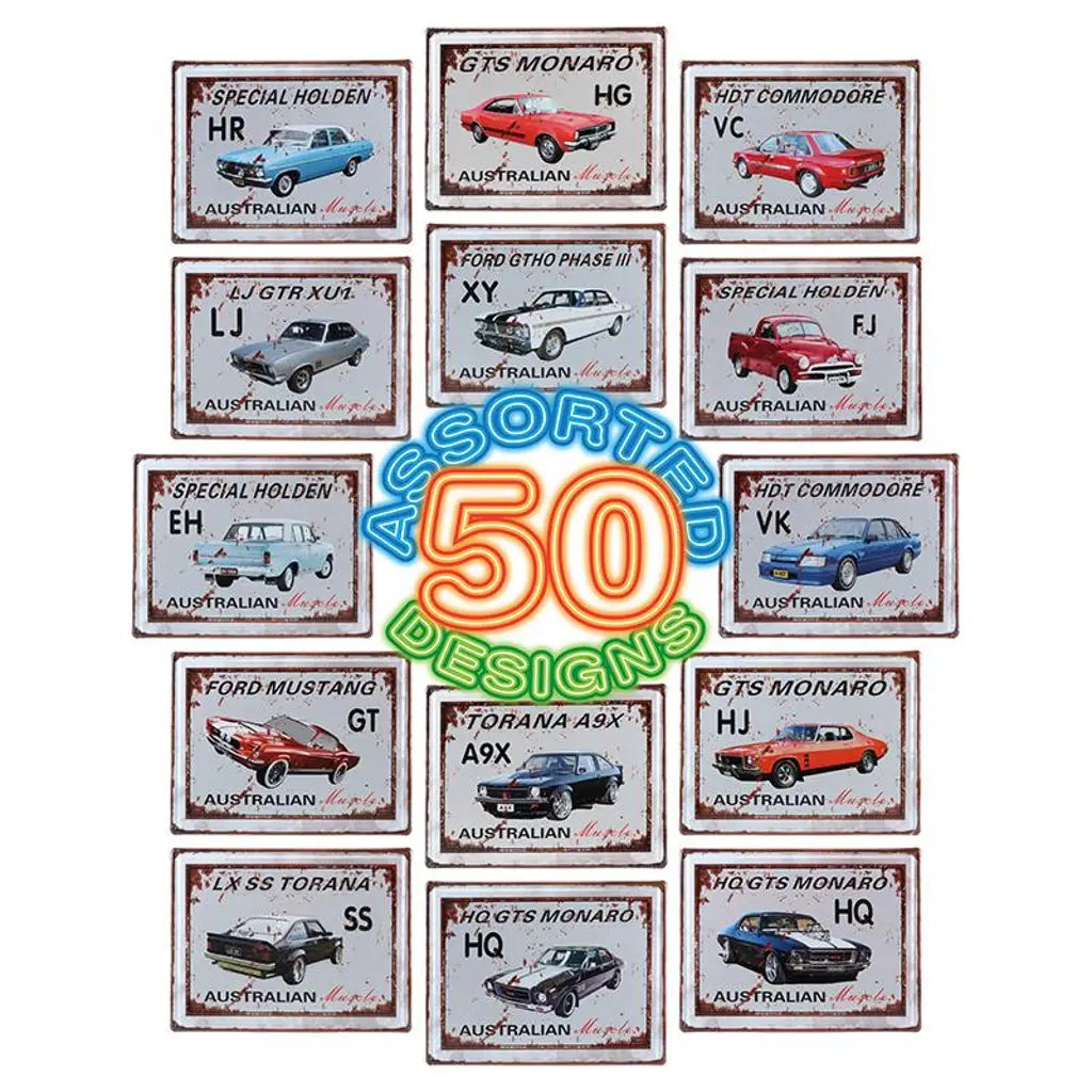Man Cave Plate Sign Assorted Designs 30x40cm STAP3040
