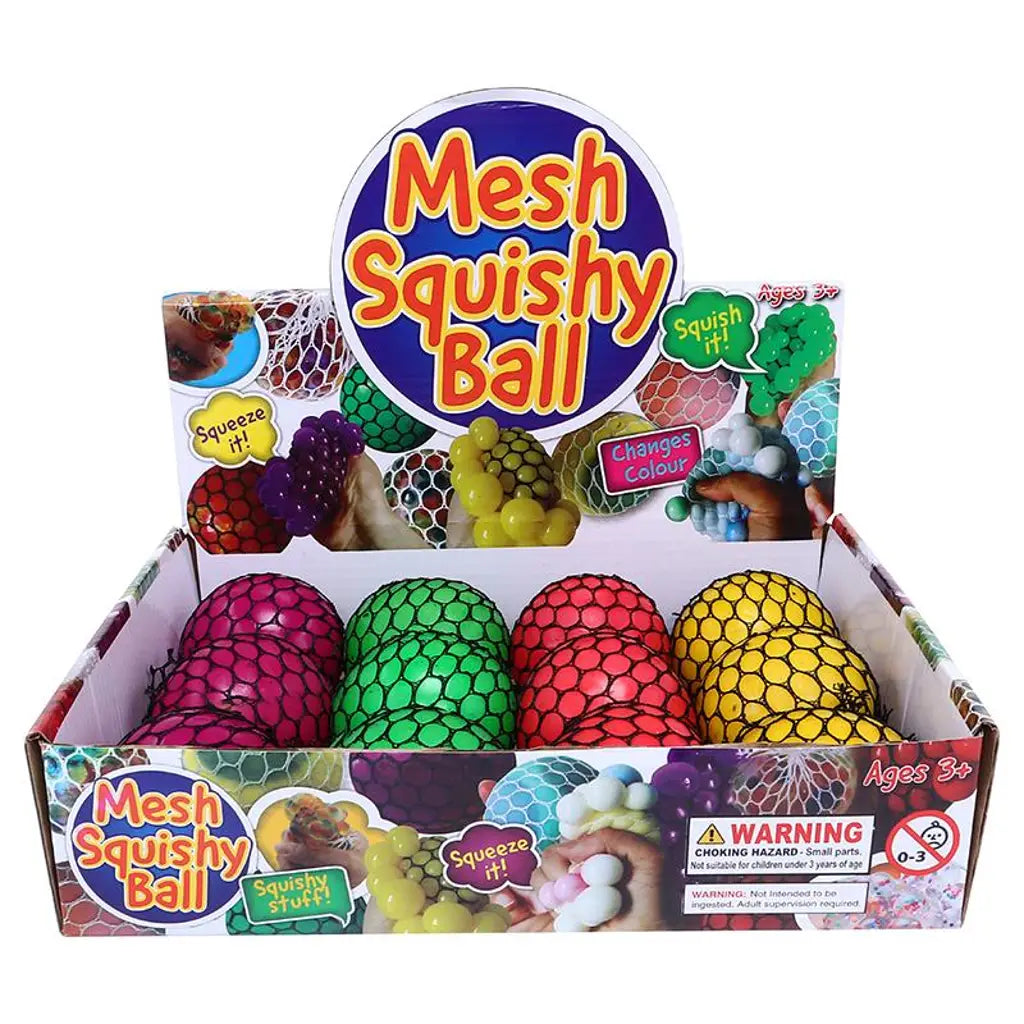 Mesh Squish Ball Solid Colours 287345