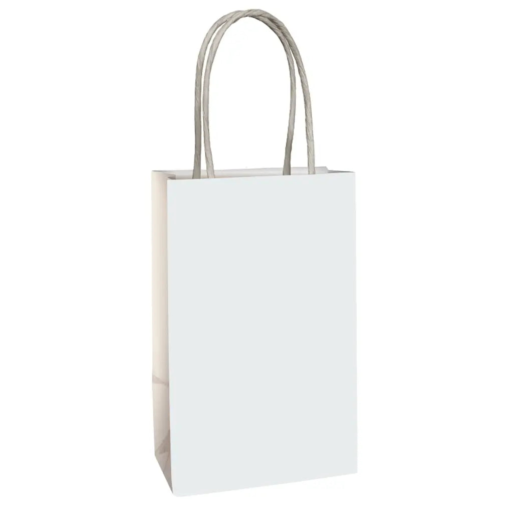 Paper Kraft Bag Frosty White 8Pk 88847100.08
