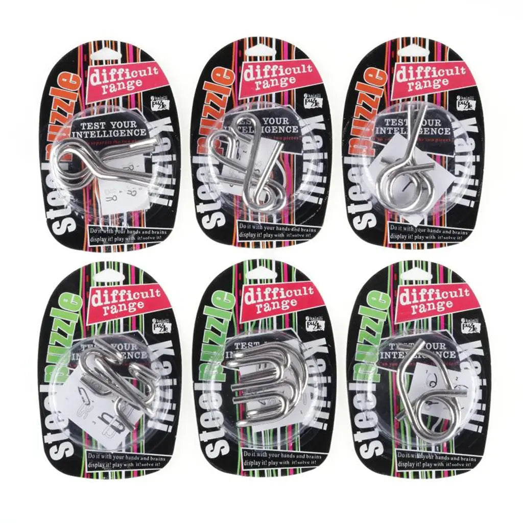Party Central Assorted Metal IQ Puzzle 232994