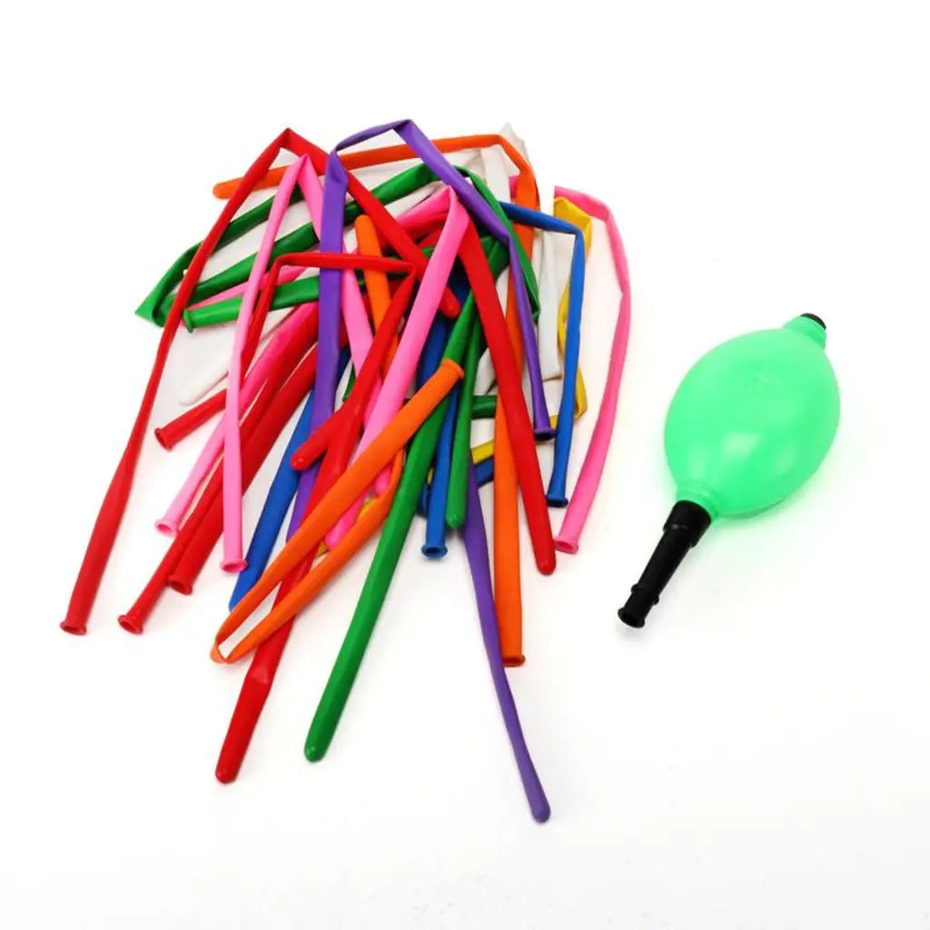 Party Central Balloon Animal Kit Assorted Colours 21Pk 133048