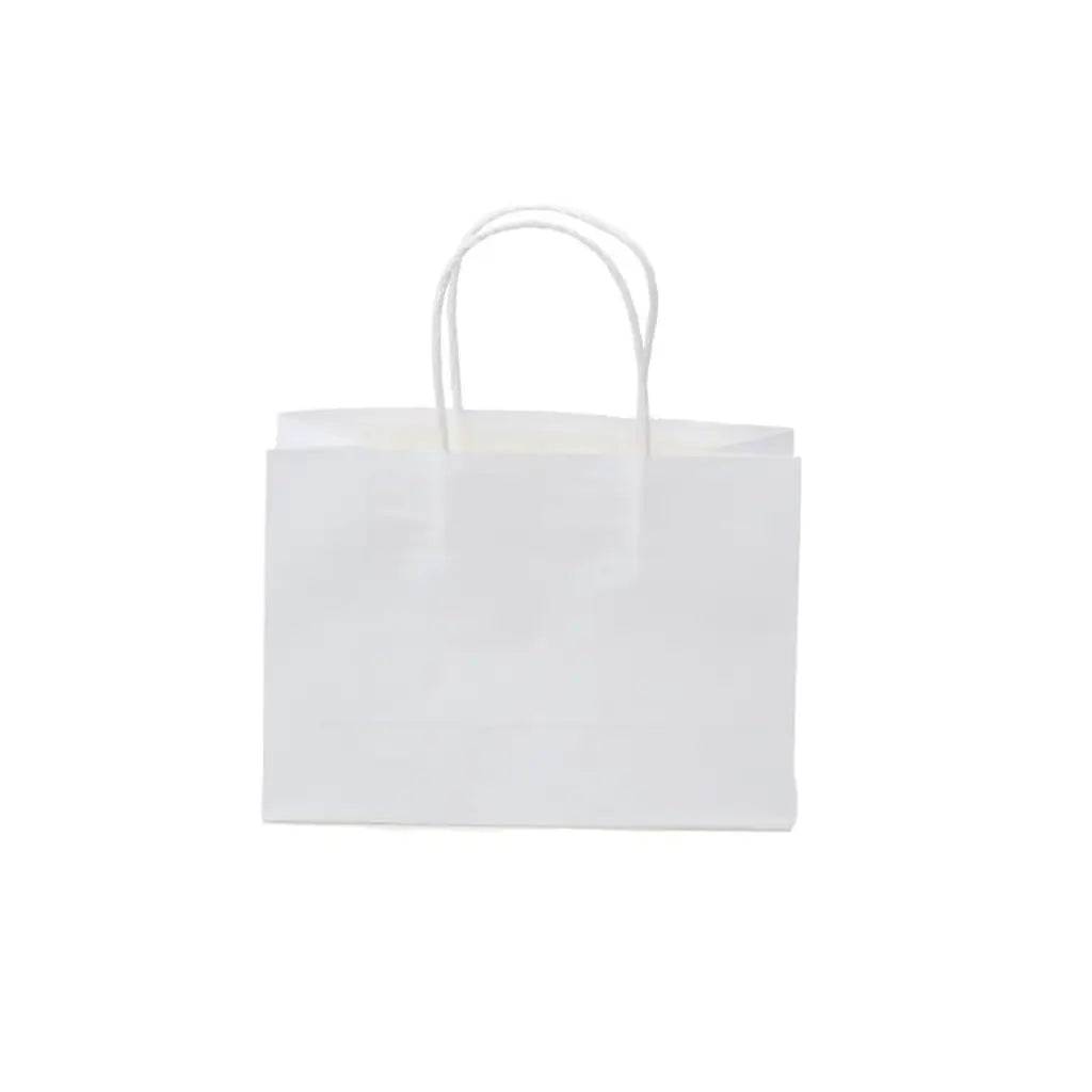 Party Central Craft Paper Gift Bags White 21x15x8cm 3Pk 237845