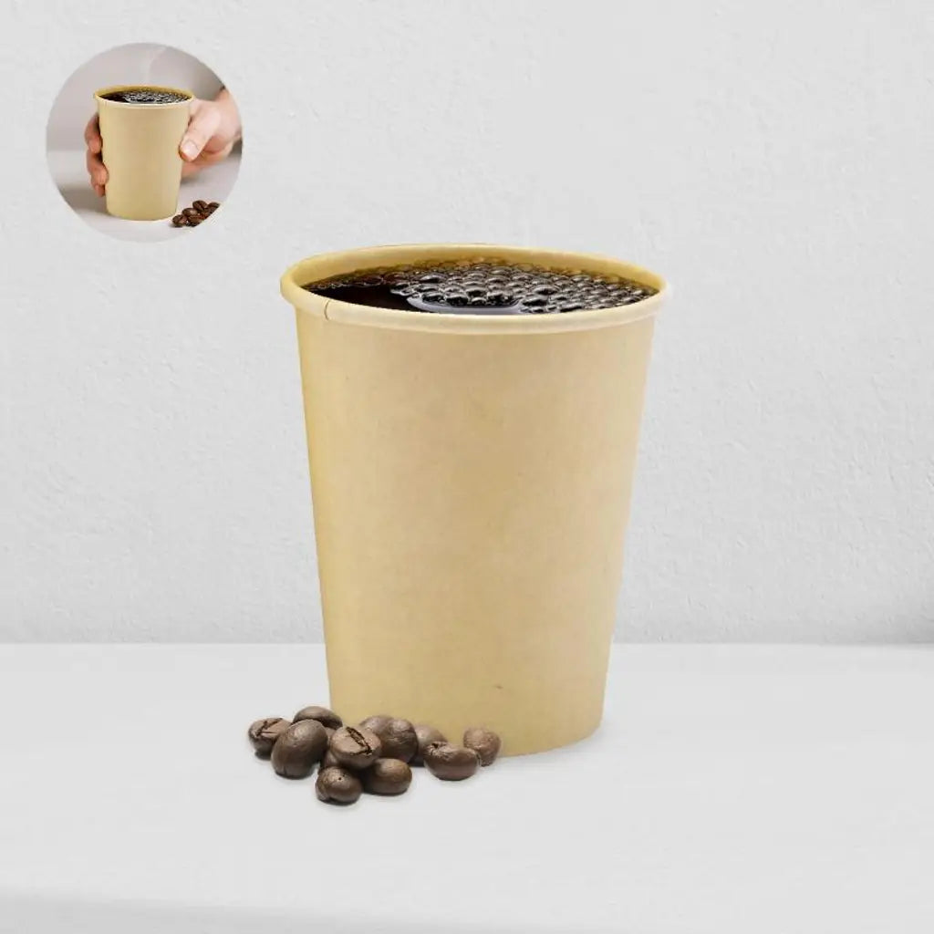 Party Central Medium Paper Coffee Cups Single Wall 250ml 50Pk 232253