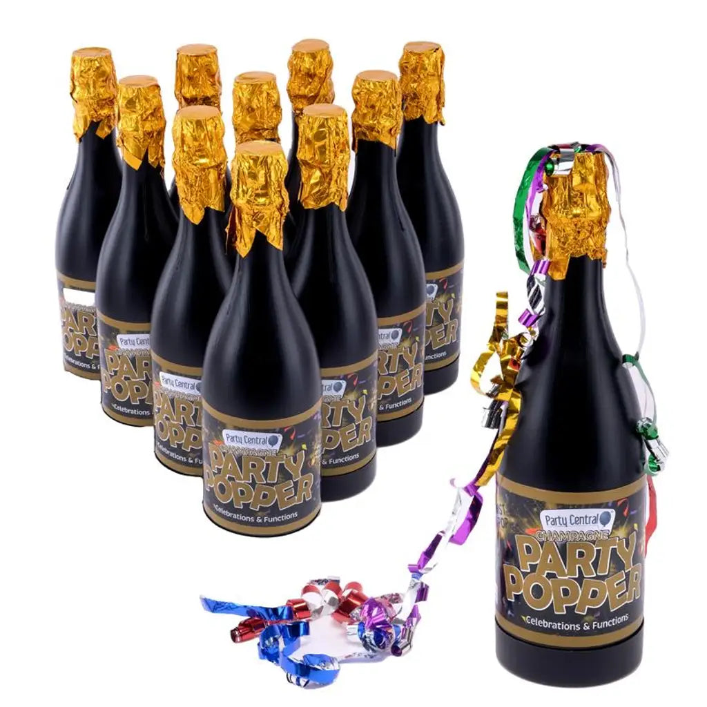 Party Central Party Popper Champagne Bottle Shape 30cm 279579