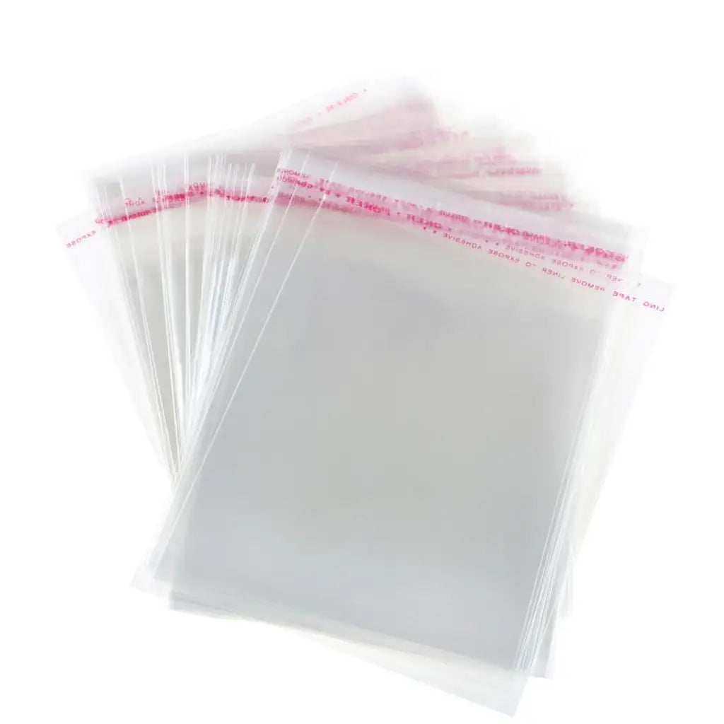 Party Central Premium Seal Cellophane Snack Bags 10x10cm 72Pk 270897
