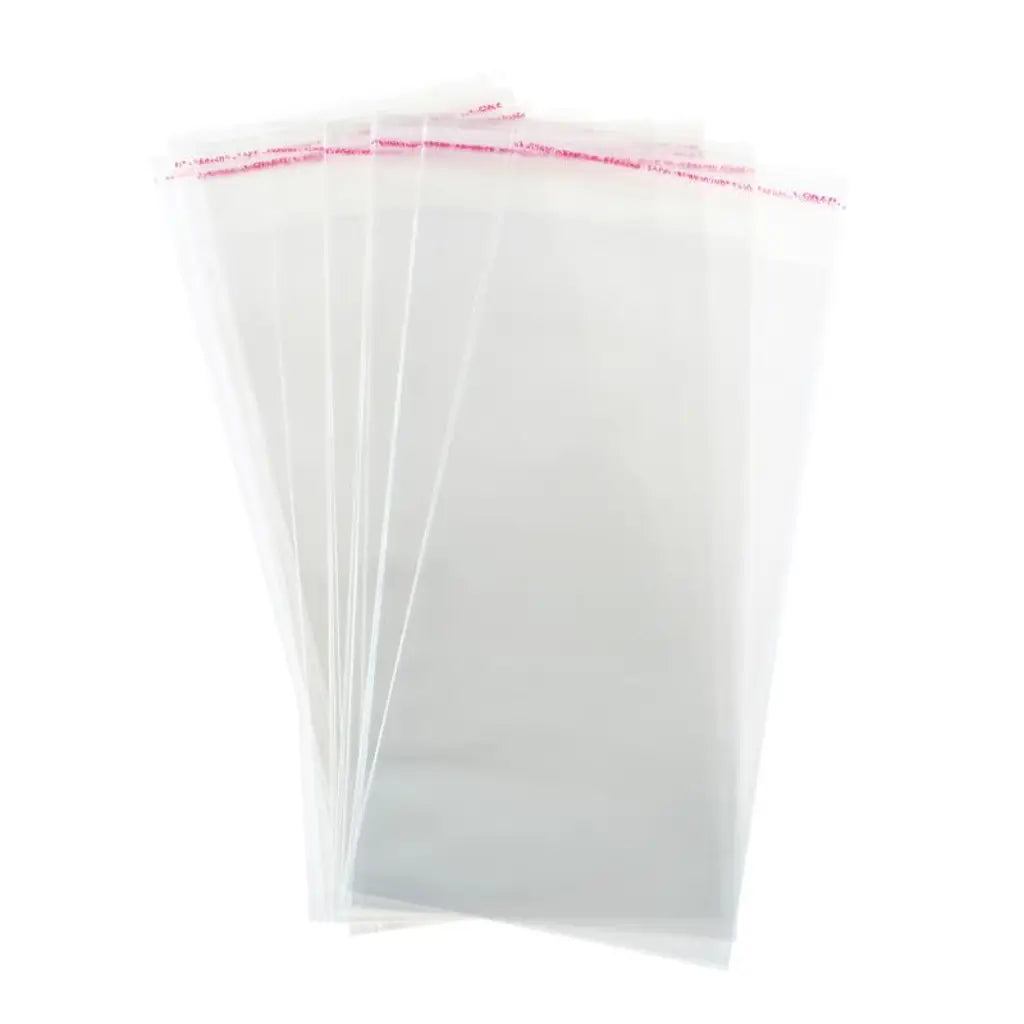 Party Central Premium Seal Cellophane Snack Bags 10x22cm 40Pk 270880