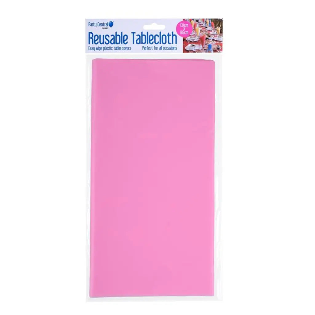 Party Central Reusable Table Cloth Assorted Colour 137x183cm 206544