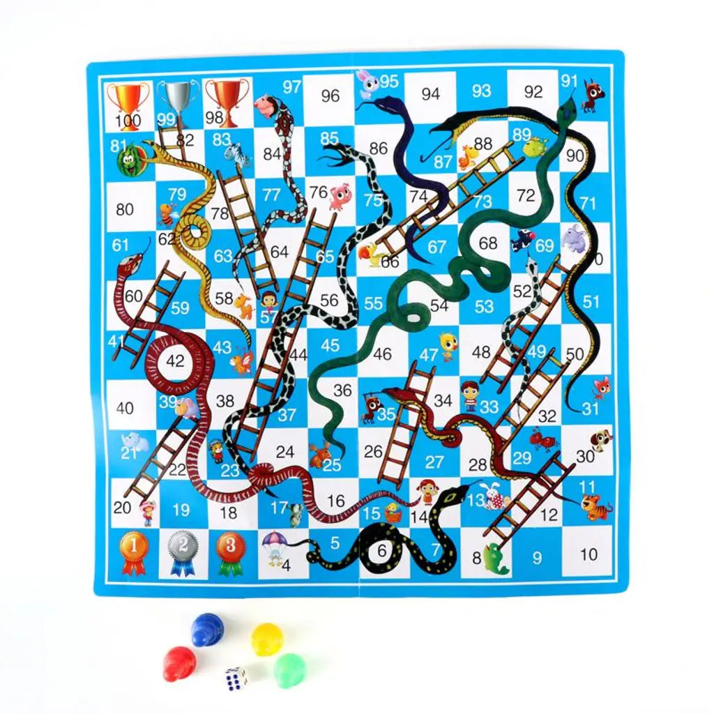Party Central Snakes & Ladders Kids Education 34x34cm 221394
