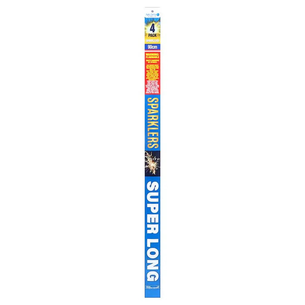 Party Central Sparklers Wedding Birthday Party 90cm 4Pk 218509
