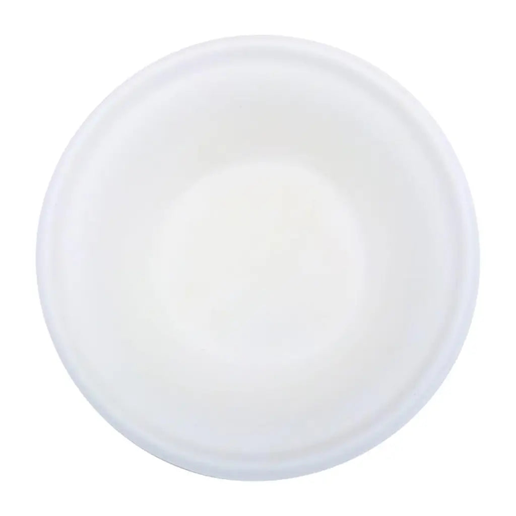 Party Central Sugarcane Medium Snack Bowls White 350ml 40Pk 278909