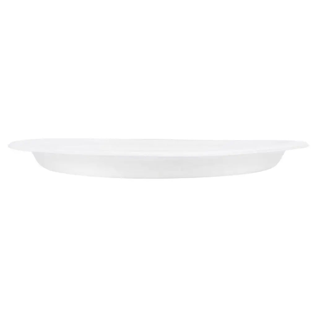 Party Central Sugarcane Round Dinner Plates White Large 26cm 30Pk 279012