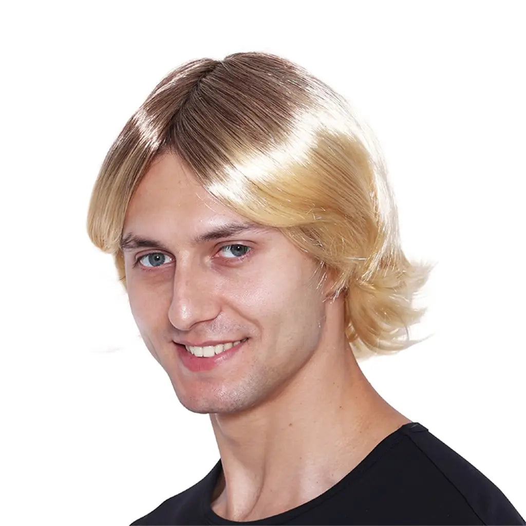 Party Planet 70s Shaggy Blonde Surfer Wig PP45375