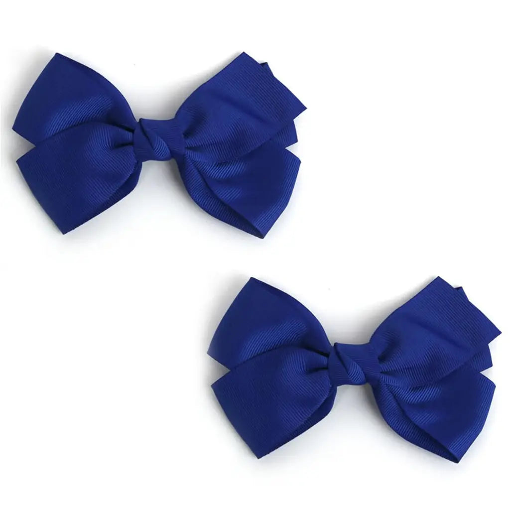Party Planet Blue Bow Hair Clip 2PK PP11254