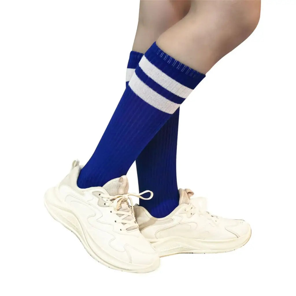 Party Planet Blue Cheerleader Knee High Socks PP26183