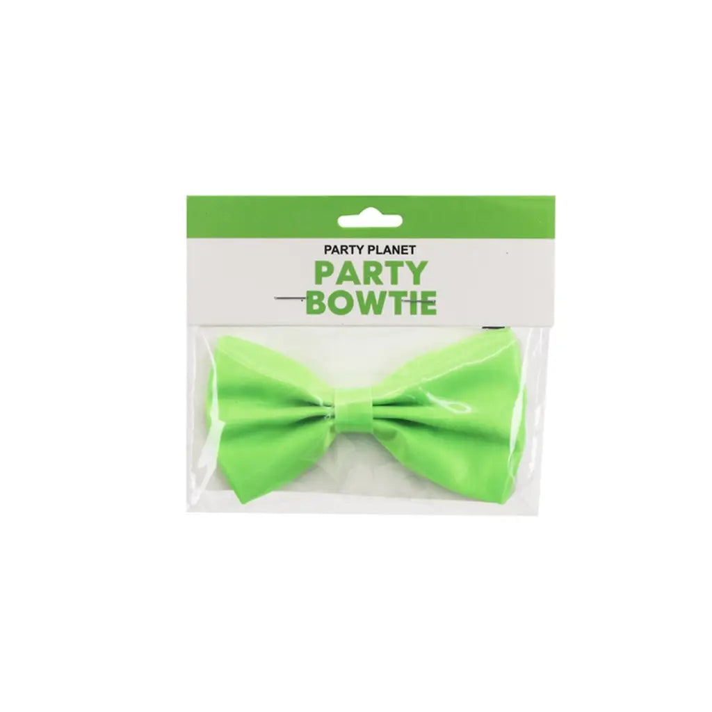 Party Planet Green Bow Tie A100981