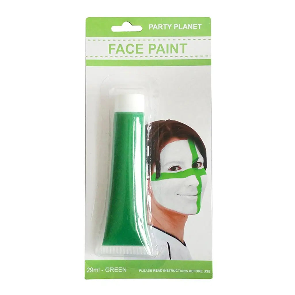 Party Planet Green Face Paint A97090