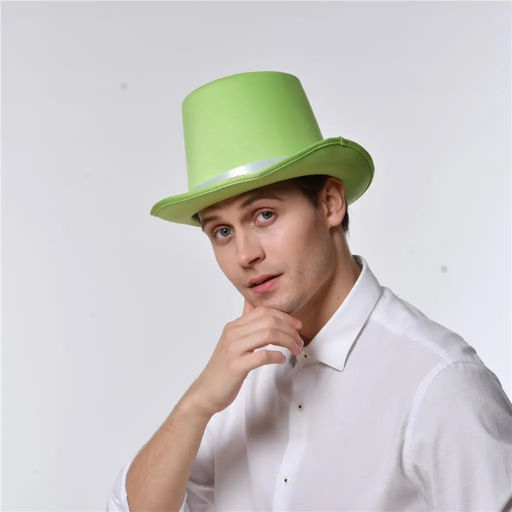 Party Planet Green Top Hat A96871