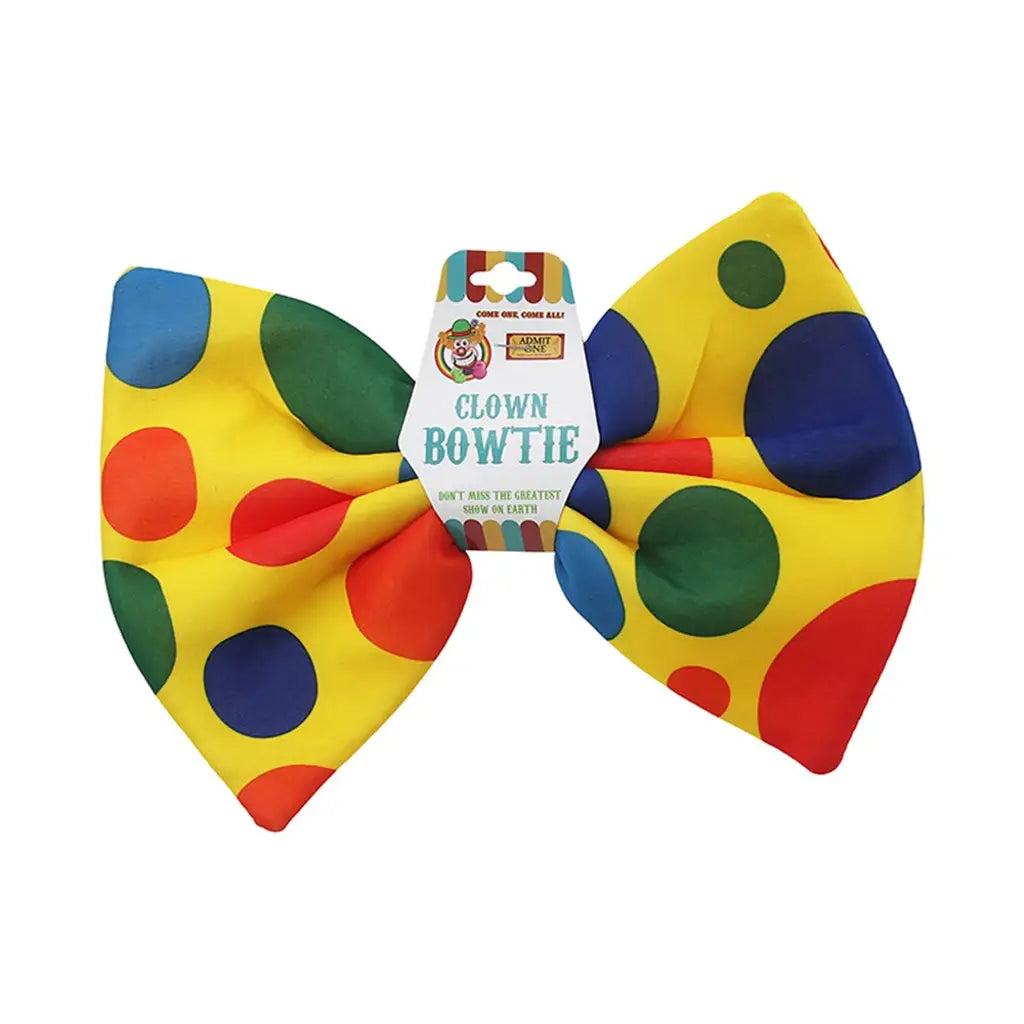 Party Planet Jumbo Clown Bow Tie A139066