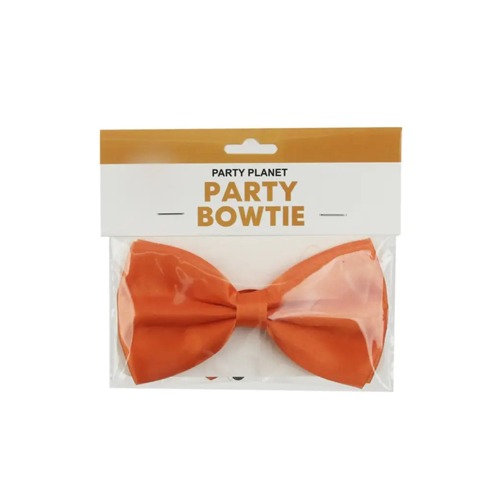 Party Planet Orange Bow Tie PP37254