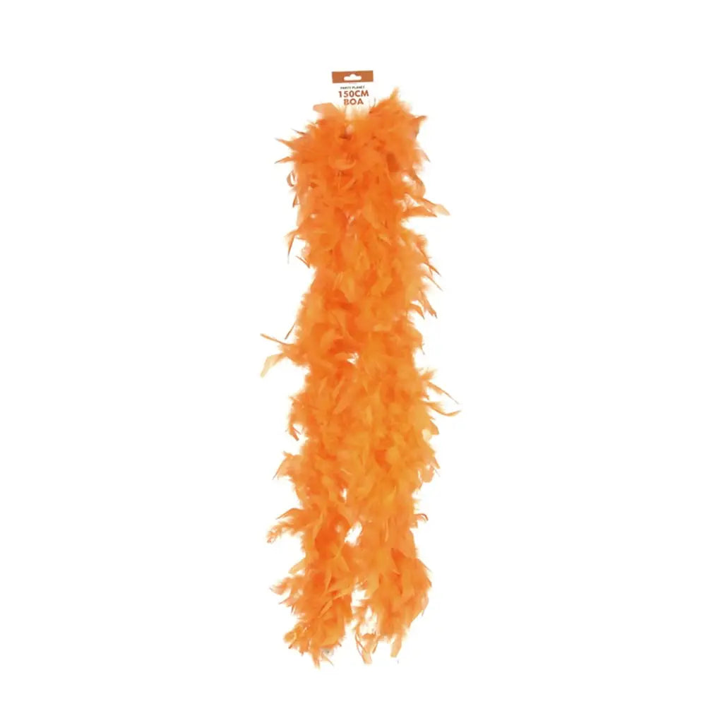 Party Planet Orange Feather Boa 1.5m PP11438F