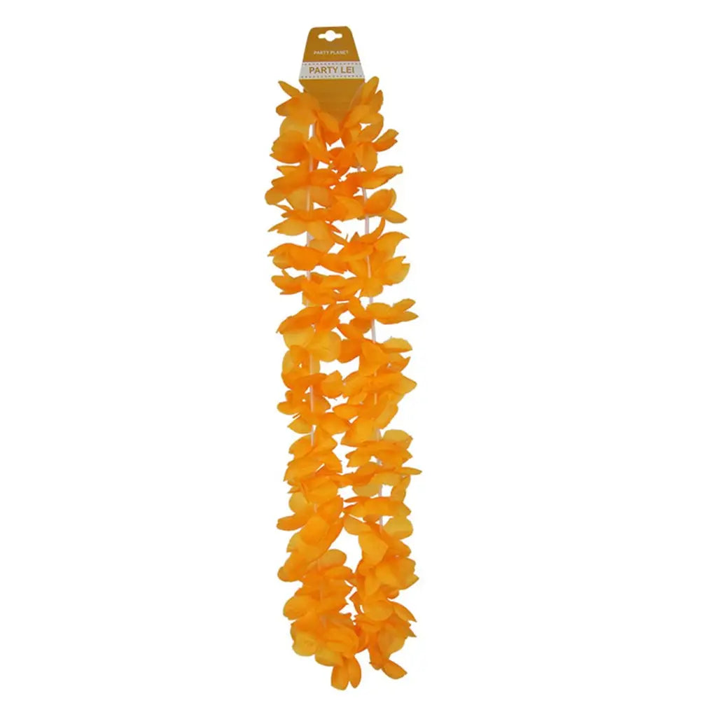 Party Planet Orange Lei PP37223