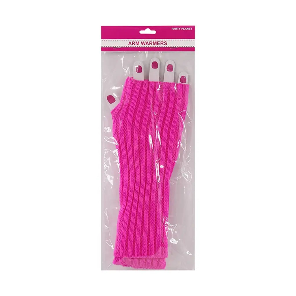 Party Planet Pink 80s Arm Warmer PP44682