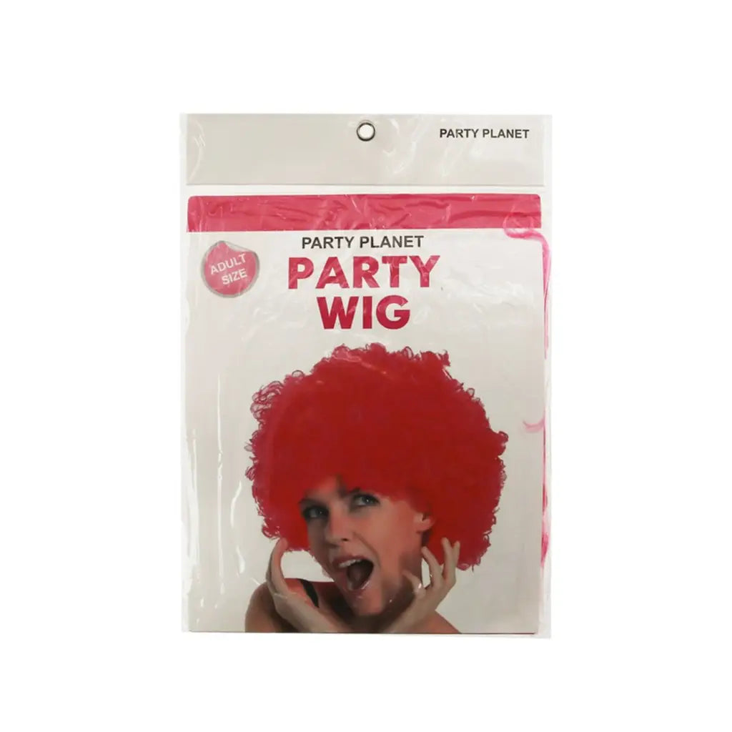 Party Planet Pink Afro Wig A96246