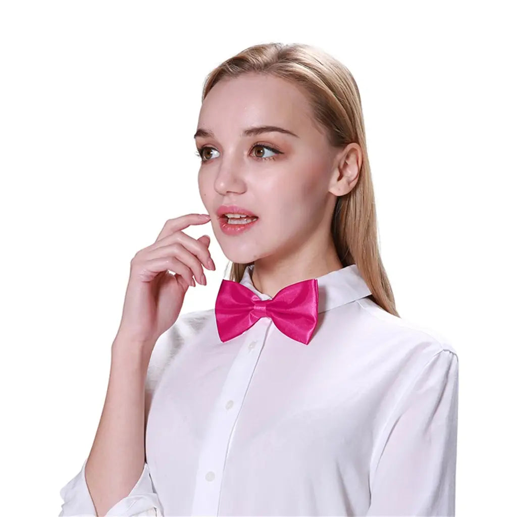 Party Planet Pink Bow Tie A101018
