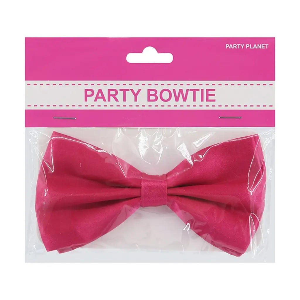 Party Planet Pink Bow Tie A101018