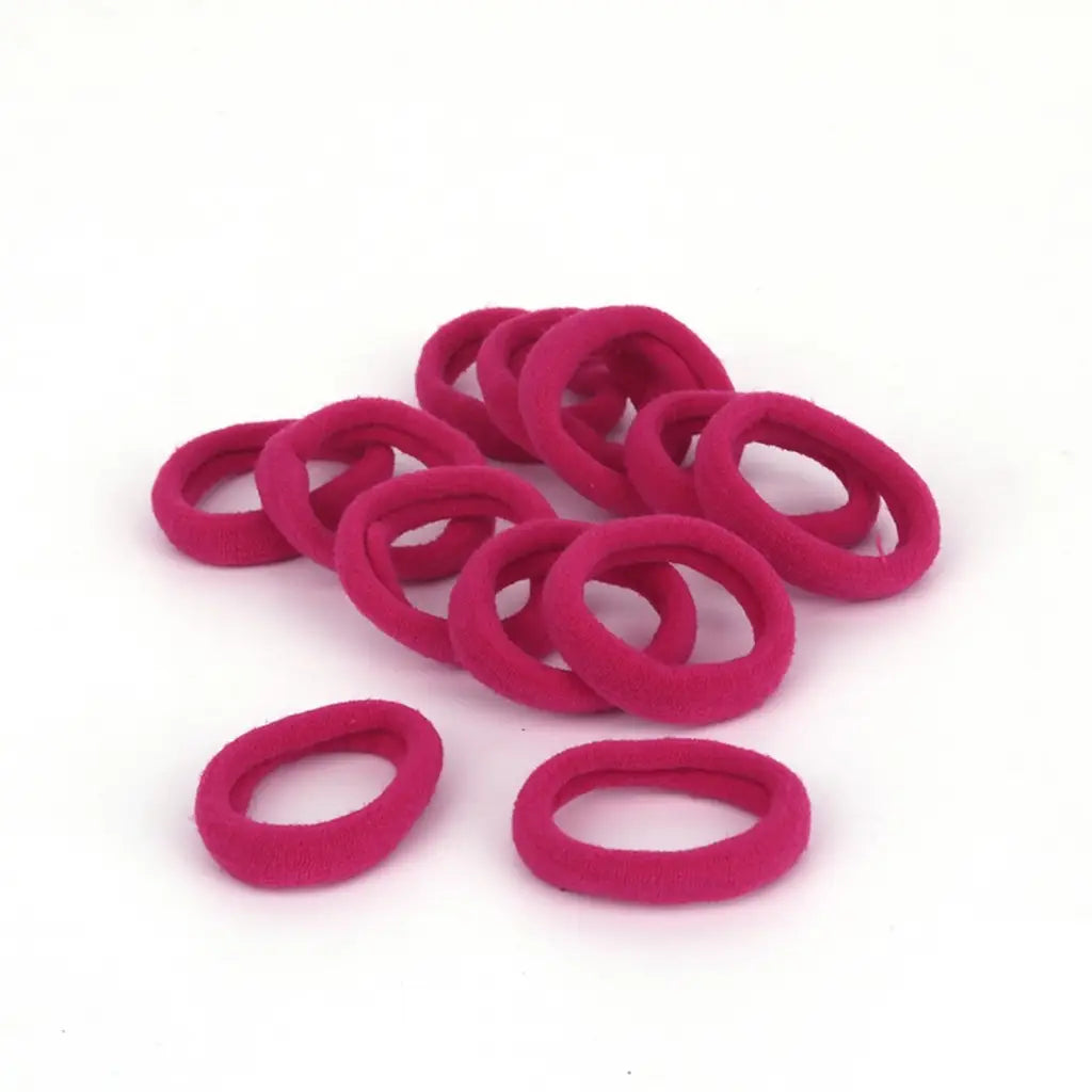 Party Planet Pink Elastic Hair Ties 12PK PP12312